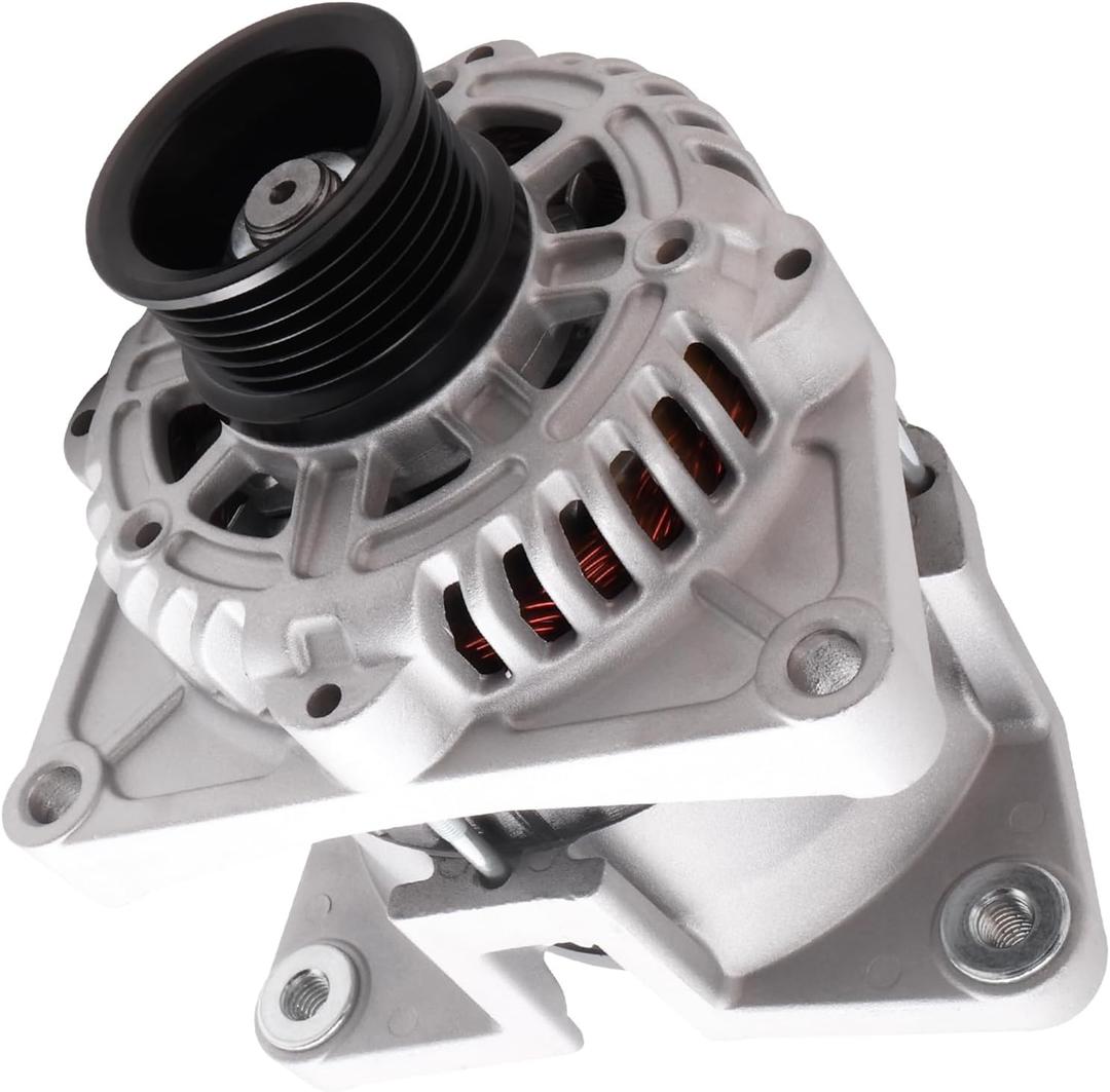 Alternator Compatible with Sonic 2012-2018, Alternator replacement for 21513N, 21513, 1204180, 115410, 13502595, 13579667, 13595629, LRA03359, DRA0905, 1202262