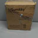 USumkky 20.5" White Modern Ceramic Bedside Lamps Set of 2, Small Table Lamp for Bedroom Decor Farmhouse Nightstand Lamp for Living Room Office