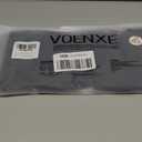voenxe Seamless Womens Thong Underwear,High Waisted Tanga Woman No Show Panties,Breathable Workout Comfortable Undies,5 Pack (Large, Black)
