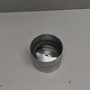 4 Inch Draft Blocker Backdraft Damper Duct Draft Stopper One-Way Airflow Ducting Insert Backflow Preventer Inline Fan Vent Deflector (Silver)