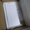 Agilestic 59 Inch L Shaped Standing Desk Adjustable Height, Electric Corner Standing Desk, Sit Stand Computer Table with Splice Board, White