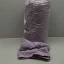 Litanika Grayish Purple Comforter Set California King Size, 3 Pieces Cal King Lightweight Solid Bedding Comforter Set, All Season Fluffy Bed Set (104x96In Comforter & 2 Pillowcases)