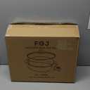 Hot Pot Electric Hot Pot with Divider, Large 6L Nonstick Dual-Sided Shabu Shabu Pot Dual-Flavor hotpot electric 1500W with Adjustable 5-Temperature Control Perfect for Family Dinners & Parties