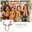 Beaupretty Christmas Reindeer Antlers Headband Antler Headband Deer s Christmas for Halloween Cosplay Party, Brown