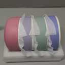 Elk and Friends Kids Porcelain Bowls with Silicone Sleeves | Suitable for Babies/Toddlers | Microwave & Dishwasher Safe | Non Slip Dinnerware | Snack Dishes | 4 Pack (Blush/Sage/Misty Blue/Lilac)