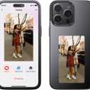 Ink Phone Case for iPhone 14 PRO MAX, Smart Picture Case with APP Control, Strong TPU Protection, Black