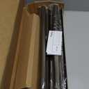 Zeerobee Curtain Rods for Windows 66 to 120, 1 Inch Industrial Wrap Around Antique Bronze Curtain Rod, Indoor/Outdoor Room Divider Adjustable Drapery Pole, 66"-120"