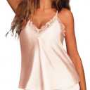 Avidlove Satin Pajamas Set Sleepwear Womens Sexy Lingerie Cami Shorts Set Nightwear S-XXL (Orange, XXL)