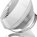 Vornado 560 Whole Room Air Circulator, Medium Floor Fan with 4 Speeds, Adjustable Tilt, Easy to Clean, Quiet Fan for Home, Office, Bedroom, White
