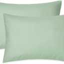 EXQ Home Toddler Pillowcases 13x18 Travel Pillow Case Set of 2, Small Pillow Case Fits Baby Pillow Sized 12x16, 13x18, Kids Pillowcases 2 Pack Machine Washable with Envelope Closure (Sage)
