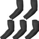 Arm Sleeves for Men/ Women to Cover Arms Cooling UPF 50+ Compression Arm Sleeves for UV Blocking Protection, Two Style(Fingered/ Fingerless) Options for Running Golf Basketball Football Biking