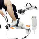 FSA/HSA Eligible Electric Knee Glide for Knee Replacement Recovery Aids Kit Knee Therapy Exercise Strengthening Equipment for PCL ACL MCL Knee Surgery Before and After White