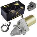 Caltric Starter and Relay Solenoid Compatible with Suzuki LT80 Quadsport 80 2X4 1987-2006
