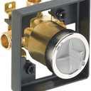Delta Faucet R10000-UNBXHF MultiChoice Universal Shower Valve Body for Shower Faucet Trim Kits (Without Black Square)