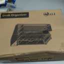 WALI Desk File Organizer, 4 Tier Desktop Paper Letter Tray Organizer with Drawer and 2 Pen Holders, Office Desk Accessories & Workspace Organizers for Office, Home Supplies(DO005DH-B), 1 Pack, Black