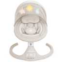 Jool Baby Nova Baby Swing for Infants Bluetooth Music, Remote (Oatmeal) | Keep Baby Happy While Getting Things Done Gentle Side-to-Side Motion Helps Baby Feel Content