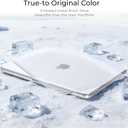 EooCoo for MacBook Neo Case 13 inch 2026 Model A3404 with A18 Pro Chip, Scratch Resistant Protective Hard Shell Case & Keyboard Cover & Screen Film & Type C, Original Matte Clear
