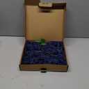 25pcs Navy Blue Artificial Flowers Decorations, Real Touch Foam Fake Rose with Stems 8 Leaves Real Looking Faux Roses for Wedding Bouquets Bridal Shower Centerpieces Arrangements Party Tables DIY