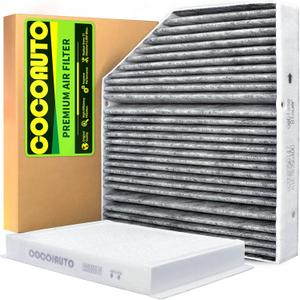 Cabin air Filter kit for GLC300 (2016-2022), C300 C400 GLC350e GLC43 E350 (2015-2023), E300 E400 C450/C43/C63/GLC43/E53/E63 AMG (2018-2023), Replace 2058350147 1668300218