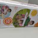 Bright Starts Pop 'N Sit Portable Booster, Indoor/Outdoor Use, Floor Seat with Feeding Tray, Pink, 6 Mos - 3 Yrs