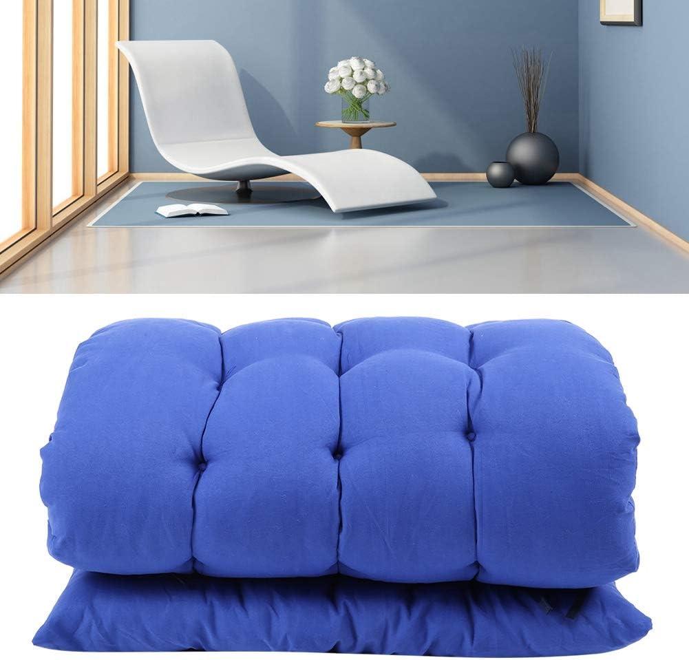 Chaise Lounge Cushion, outdoor Indoor Seat Cushions, Long Cushion Mat for Recliner Rocking Rattan Chair Folding Garden Lounge Seat Cushion(48 * 155 * 8cm)