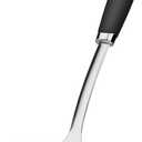 Brushed Stainless Steel Non-Slip Ergonomic Handle Ladle