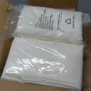 6 Pack Rectangle Tablecloth 90 x 156 Inches Ivory Table Cloth Stain and Wrinkle Resistant Washable Polyester Fabric Table Cover for Party, Wedding and Banquet Decoration