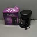 Mr. Coffee 5-Cup Mini Brew Switch Coffee Maker, Black