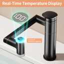 SINGSUO 1080°Rotatable Bathroom Vanity Faucet 1 Hole (Black)