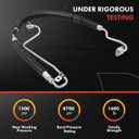A-Premium Power Steering Pressure Hose Line Assembly Compatible with Audi A4 Quattro 2010, A5 Quattro 2008-2010, Q5 2009-2012, L4 2.0L V6 3.2L, Pump to Gear/Rack Pinion