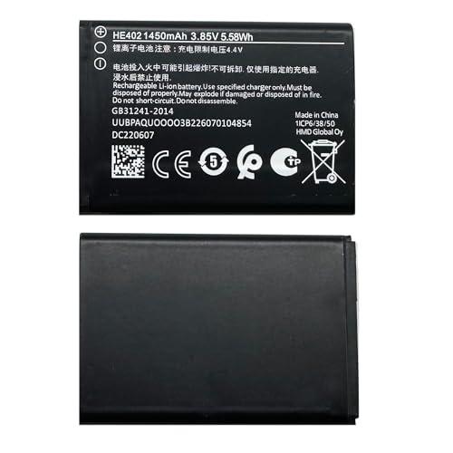 Vvuilsty HE402 Battery for Nokia 2780 Flip, AT&T Cingular Flex 4G LTE Flip Phone ATTEA211101, Rechargeable 0 Cycle Battery Compatible with Nokia 2780 Flip,AT&T Cingular Flex 4G LTE Flip Phone