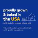 Triscuit Original Whole Grain Wheat Crackers, Vegan Crackers, Healthy Snacks, Lunch Snacks, Family Size, 12.5 oz