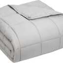 Anfie Weighted Blanket(60"x80" 20lbs Queen Size),Ultra Soft and Cozy Cooling Weighted Blanket for Adult,Heavy Blanket with Machine Washable Soft Blanket (60x80-20lb, Stone Grey)