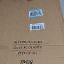 Bemis 7300SLEC Slow Close Toilet Seat, Easy Clean Hinges and Durable Plastic Seat, Made in USA, Elongated, White