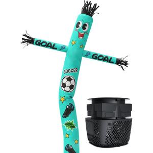 7 FT Inflatable Tube Man with Blower: Soccer Sports Theme Inflatable Dancing Man for Indoor & Outdoor Advertising, Party Decorations, Store Grand Openings, Business & Events (Soccer)