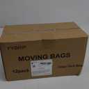 12 Pack Extra Heavy Duty Large Moving Bags with Strong Zipper & Comfortable Handles, Sturdy & Durable Clothes Storage Bags Totes Bins, Packing Moving Boxes for College Supplies, Dark Blue : Home & Kitchen