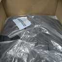 Black Thick Nappa Leather 3D Contoured Automotive Car Seat Covers Full Set