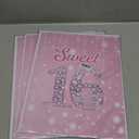 Idealmuzik Jumbo 16th Birthday Card with Envelope,Sweet 16 Gifts for Girls,Oversized 22x14 Inch Extra Large Birthday Card,16th Birthday Decorations,Sweet Sixteen Party Decorations,Sweet 16 Decor