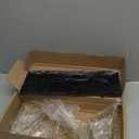 Gold Black Floating Shelves Wall Mounted Set of 2, 8mm Transparent Acrylic, Invisible Wall Shelves for Bedroom, Living Room, Bathroom, Kitchen, Office Display Decor (13 In)