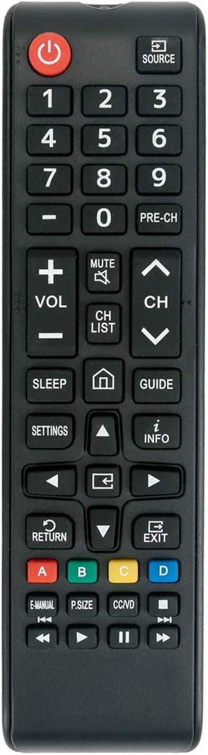 Replacement Remote Applicable for Samsung TV UN43NU710DF UN50NU710DF UN55NU710DF UN58NU710DF UN65NU710DF UN75NU710DF UN43NU710D UN50NU710D UN55NU710D UN58NU710D UN65NU710D UN75NU710D UN43NU710DFXZA