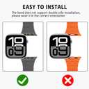 Compatible with Apple Watch Band, Silicone Magnetic Adjustable Loop Strap for iWatch Ultra 3/2/1 SE3 Series 11 10 9 8 7 6-1 (42/41/40/38, Gray Orange)