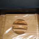 SMIRLY Wood Cutting Boards for Kitchen Wooden Chopping Board Set Reversible with Deep Juice Grooves Grip Handles, Large Charcuterie Tray, New Apartment Essentials, Carbonized Bamboo, 3Pcs with Holder