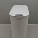 Cesun Motion Sensor Trash Can, 5 Gallon Automatic Bathroom Garbage Can with Lid, Touchless Smart Plastic Slim Wastebasket for Bathroom, Office, rv, Bedroom, Living Room, White