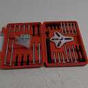 46-Piece Harmonic Balancer Puller Set | Comprehensive Flywheel Puller, Automotive Steering Wheel Puller Kit, Crankshaft Pulley Removal, Gear Puller, Flange Type Puller (Red)