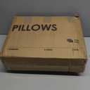 UNIKOME Ultra Soft Pillows Queen Size Set of 2 - Hotel Collection Luxury 100% Cotton Cover Down Alternative Bed Pillow, Fluffy Pillows for Back, Stomach or Side Sleepers (White)