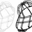 2 Pack Hat Washer Cage  Cap Shaper Protector for Washing Machine and Storage  Baseball Hat Cleaner Rack  Keeps Caps in Shape  Black & White Set