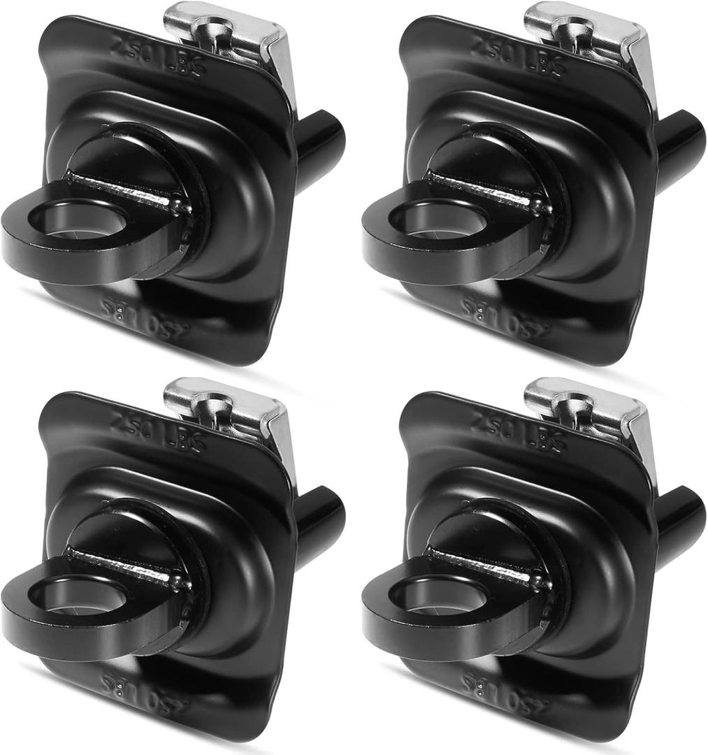 AUTOBABA Truck Bed Tie Down Anchors Compatible with 2014-2025 Chevy Silverado GMC Sierra 2015-2025 Chevy Colorado GMC Canyon Truck Bed Tie Downs - 4PCS Replacement Accessories 23146899
