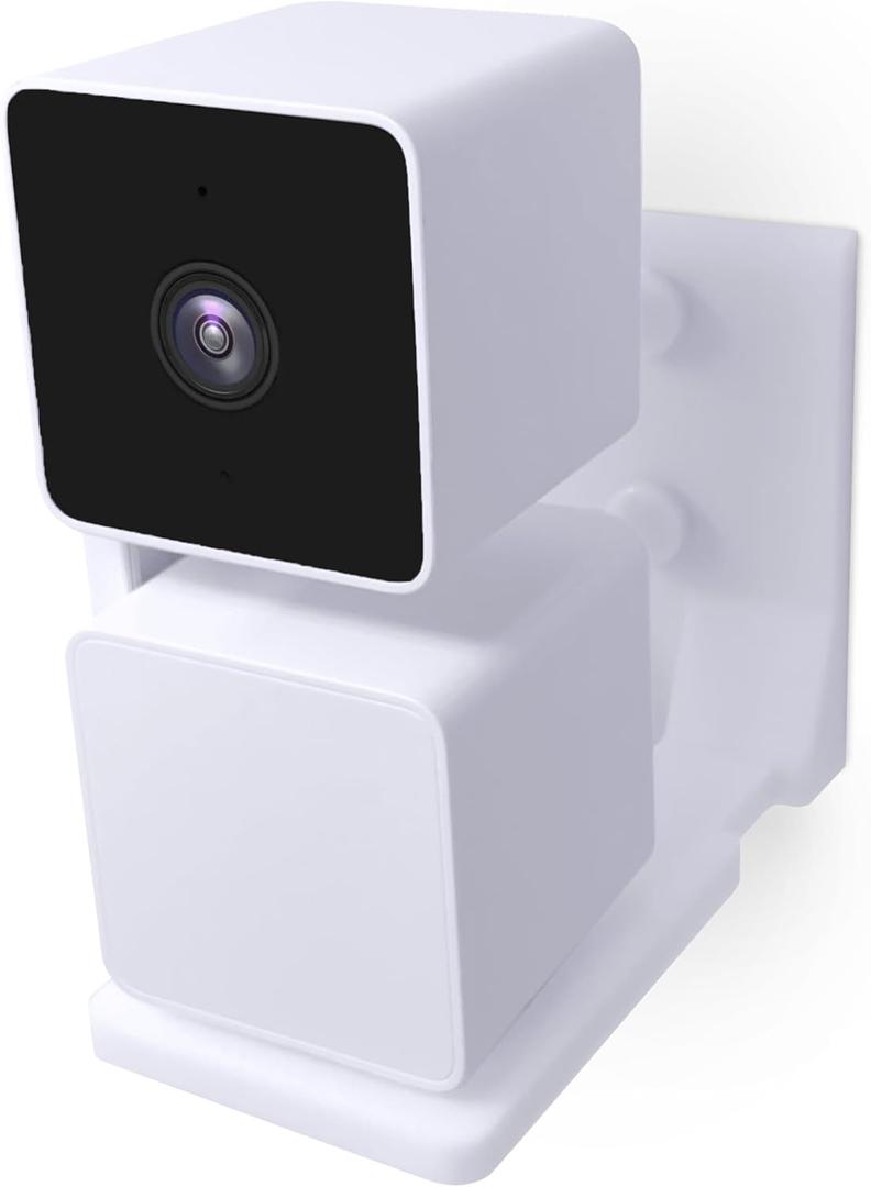 Drill Free Wall Mount for Wyze Pan V3 Camera, Easy to Install, No Mess, Strong VHB Holder with Screw In Option