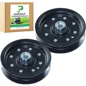 2 Pack 605512 Hustler Deck Pulley Replaces 603986 Pulley for Dash XD 34" 42" 48" FasTrak 48" 54" 60" FasTrak SDX 48" 54" 60" Raptor 36" 42" 52" Raptor SD 36" 42" 48" 54" 60" Lawn Tractors