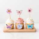 3 x Butterfly Roll Stickers, 1000 Pcs 16 Styles Waterproof Spring Floral Sticker Colorful Paper Decals for Scrapbooks Envelopes Party Supply Decoration